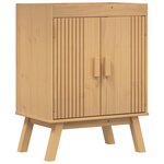 vidaXL Ensemble de meubles de salle de bain avec tiroir 2 Pièces Marron