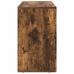 vidaXL Buffet Chêne fumé 100 x 35 x 59 cm Bois d'ingénierie