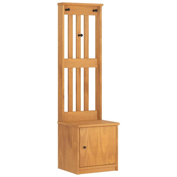 vidaXL Portemanteau SANDNES 45x40x159 5 cm bois massif pin