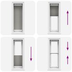 vidaXL Store plissé anthracite 50x150 cm largeur du tissu 49 4 cm