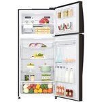 Lg - gtf7850bl - réfrigerateur congélateur 2 portes - 509l (379l + 130l) - no frost - a++ - l78cm x h180cm - noir