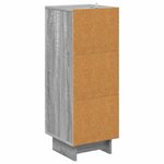vidaXL Armoire à tiroirs Sonoma gris 33 x 34 5 x 90 cm