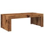 vidaXL Table basse vieux bois 102x50x35 cm bois d'ingénierie
