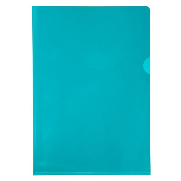 Sachet De 50 Pochettes Coin Pvc Lisse Haute Résistance 13/100e - A4 - Couleurs Assorties - X 2 - Exacompta