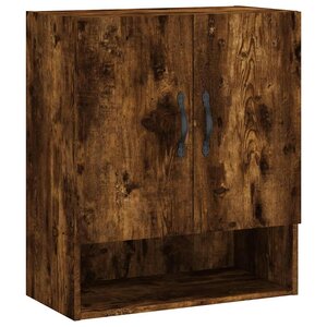 vidaXL Armoire murale chêne fumé 60x31x70 cm bois d'ingénierie