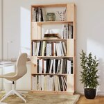 vidaXL Bibliothèque/Séparateur de pièce 80x25x163 5 cm Pin solide