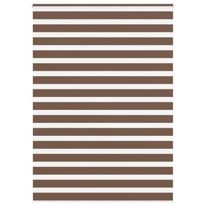 vidaXL Store zèbre marron 160x200cm largeur du tissu 155 9cm polyester