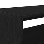 vidaXL Meuble TV chêne noir 60x40x40 cm bois d'ingénierie