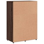 vidaXL Buffets 2 Pièces chêne marron 60x31x84 cm bois d'ingénierie