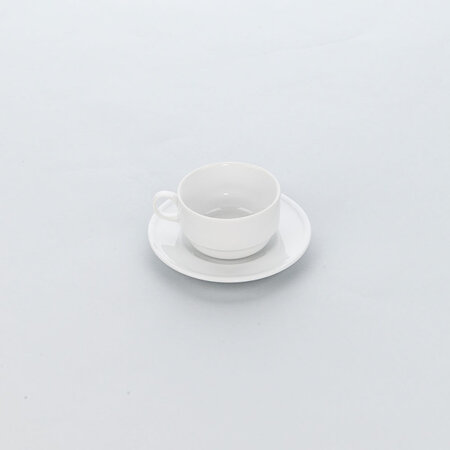 Lot de 6 tasses à café porcelaine apulia 280 ml - stalgast - porcelaine x60mm