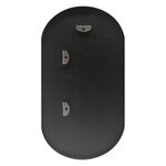 Miroir mural elliptique 40 x 80 cm noir 03_0007899