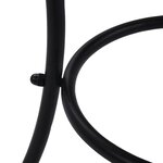 vidaXL Table de bistro mosaïque Noir et blanc 60 cm Céramique