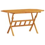 Ensemble de jardin en bois d'acacia 7 pièces vidaXL