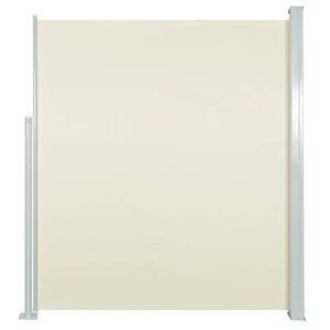 vidaXL Auvent latéral rétractable 160 x 500 cm Crème