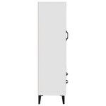 vidaXL Buffet haut Blanc 70x31x115 cm Bois d'ingénierie