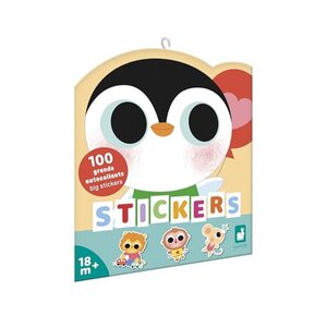 100 stickers planches - Bebe animaux