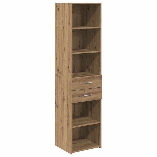 vidaXL Haut Armoire avec tiroir Chêne artisanal 45 x 42 5 x 185 cm