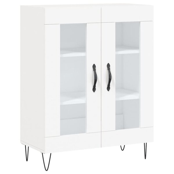 vidaXL Buffet blanc 69 5x34x90 cm bois d'ingénierie
