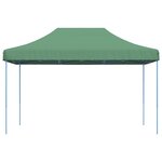 vidaXL Tente de réception pliable escamotable vert 440x292x315 cm