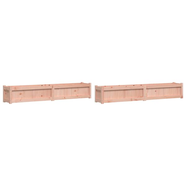 vidaXL Jardinières 2 Pièces bois massif douglas