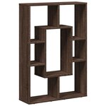 vidaXL Bibliothèque chêne marron 63x20x90 cm bois d'ingénierie