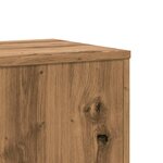 vidaXL Supports pour plantes 2 Pièces chêne artisanal bois d'ingénierie