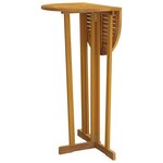vidaXL Table de bar 90x65x105 cm Bois de teck solide