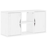 vidaXL Meubles TV 5 Pièces avec rangement ODDA blanc bois de pin massif
