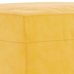 Banc banquette jaune 100 x 35 x 41 cm velours 02_0010695