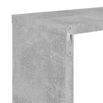 vidaXL Étagères cube murales 4 Pièces Gris béton 26x15x26 cm
