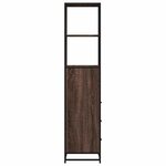 vidaXL Armoire de salle de bain chêne marron 35x37 5x166 cm