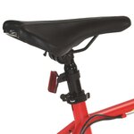 vidaXL Vélo de montagne 21 vitesses Roues de 27 5 pouces 50 cm Rouge