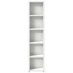 vidaXL Armoires à CD 2 Pièces Blanc 21x16x93 5 cm Aggloméré