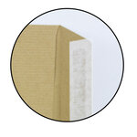 500 enveloppes - kraft brun - c5 - 162x229mm - auto-adhésive - gpv 505