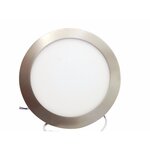 Spot led extra plat rond alu 12w - blanc froid 6000k - 8000k - silamp