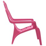 vidaXL Chaises de jardin pour enfants lot de 2 rose 37x34x44 cm PP