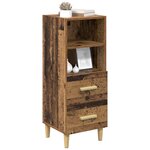 vidaXL Buffet Bois ancien 34 x 34 5 x 90 cm Bois d'ingénierie