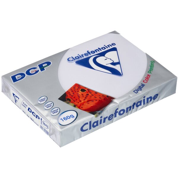 Ramette 250 Feuilles Papier 160g A4 210x297 mm Blanc CLAIREFONTAINE