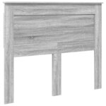 vidaXL Tête de lit Gris Sonoma 135 cm Bois d'ingénierie