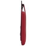 vidaXL Tête de lit suspendue Avec lumière LED Bordeaux Simili cuir