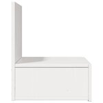 vidaXL Table de chevet Blanc 42 x 32 5 x 40 cm Bois massif en pin