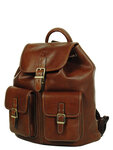 Sac à dos tendance- KATANA- en cuir- L32.0 x H37.0 x P13.0 cm-  32543 - Marron