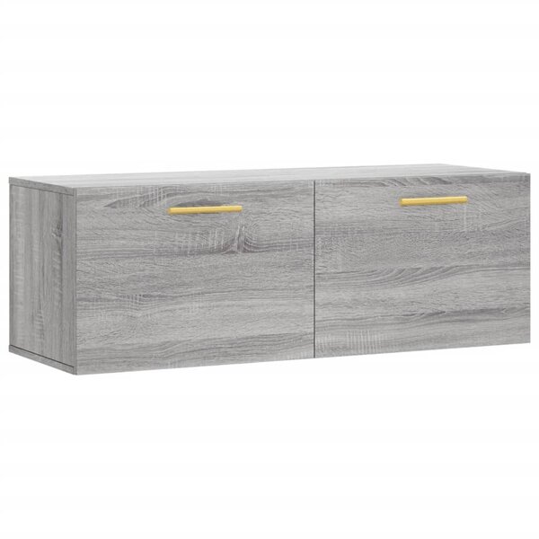 vidaXL Armoire murale sonoma gris 100x36 5x35 cm bois d'ingénierie