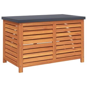 vidaXL Boîte de rangement de jardin 60x50x55 cm bois d'eucalyptus