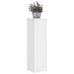 vidaXL Supports pour plantes 2 Pièces blanc 17x17x60 cm bois d'ingénierie