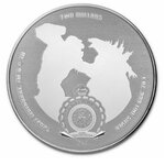 Monnaie de 1 Oz - Godzilla - Argent BU 2021