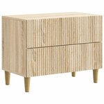vidaXL Cabinet de chevet avec tiroir Chêne Sonoma 62 x 34 5 x 48 cm