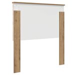 vidaXL Tête de lit Chêne artisanal 100 cm Bois d'ingénierie