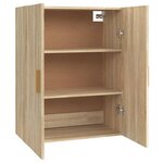 vidaXL Armoire murale suspendue Chêne sonoma 69 5x34x90 cm