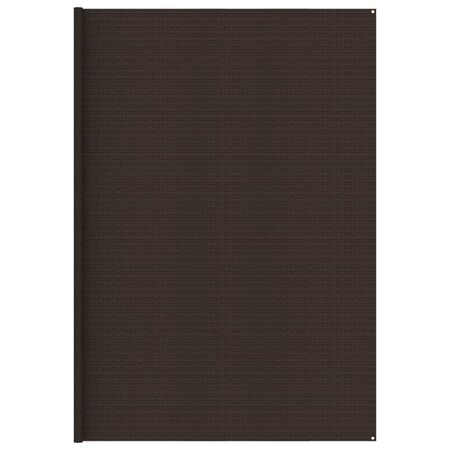 vidaXL Tapis de tente 400x500 cm Marron